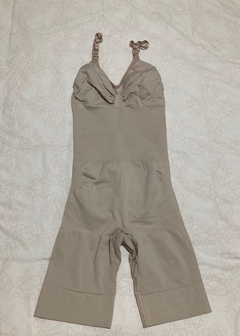 Bej Uzun Göğüs Destekli Korse - Görsel 2