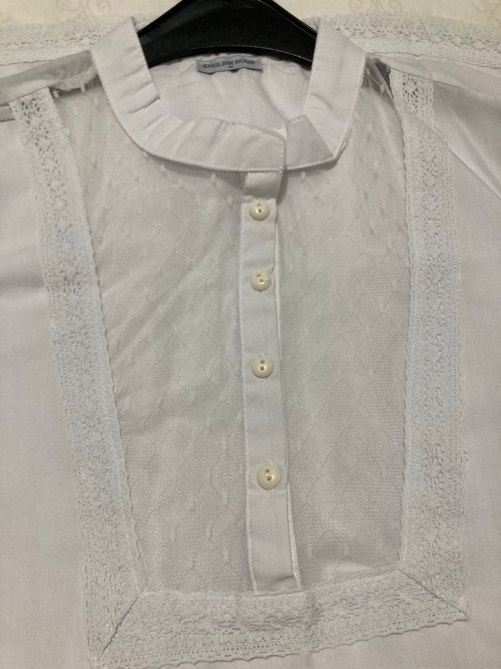 English Home dantel detaylı ev elbisesi - Görsel 4