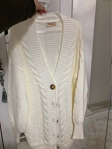 Sıfır Ekru Hırka - Görsel 6