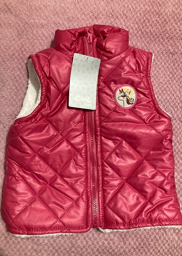 Civil 12-18 Ay Fuşya Şişme Yelek - Görsel 5