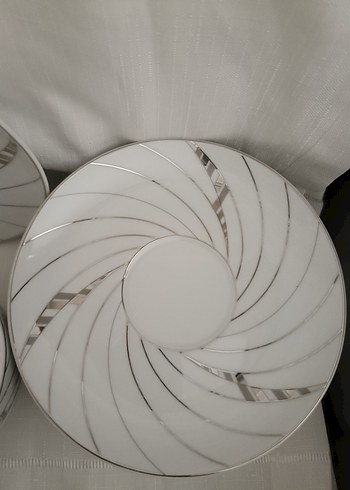 gri çizgili çay nescafe takımı - Görsel 3