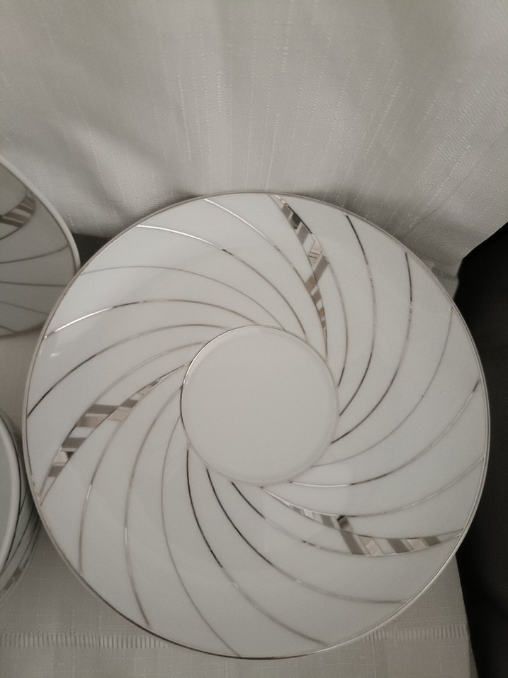 gri çizgili çay nescafe takımı - Görsel 3