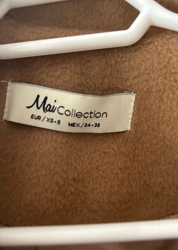 Diğer Mai collection Taba Kadın Midi Yün Kaban