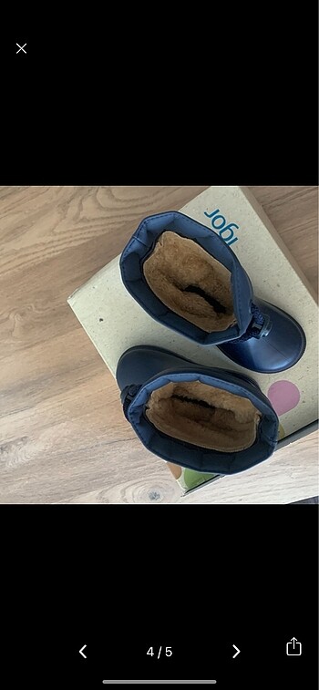 24 Beden lacivert Renk İgor içi kürklü yağmur botu