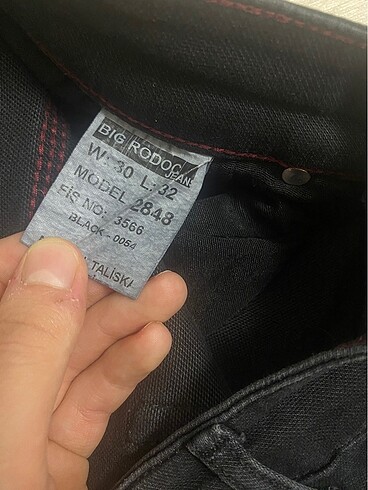 32 Beden siyah Renk Erkek kot pantolon