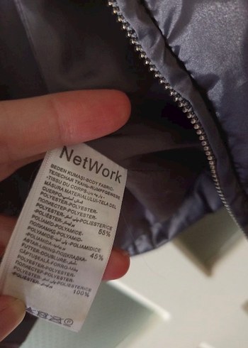 Gri Kürklü Kadın Midi Kaban - Görsel 4