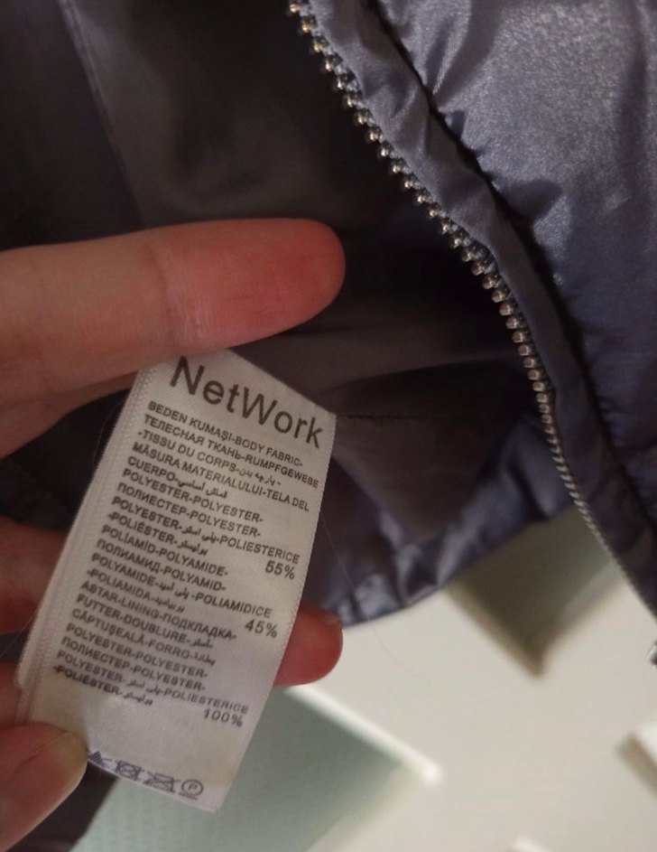 Gri Kürklü Kadın Midi Kaban - Görsel 4