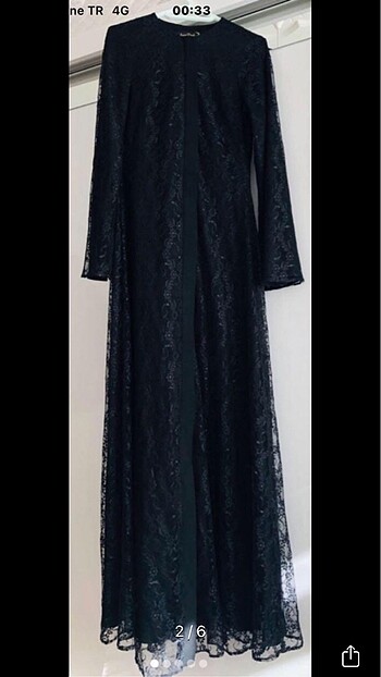 m Beden Dantelli abaya / ferace