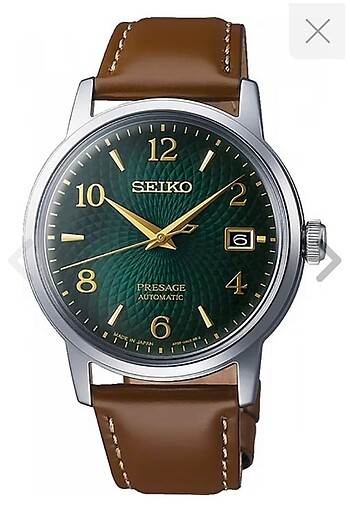 Seiko presage yeşil kadran