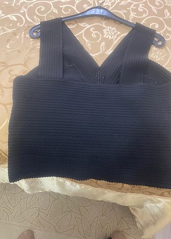 H&M Siyah Mini V Yaka Strappy Büstiyer