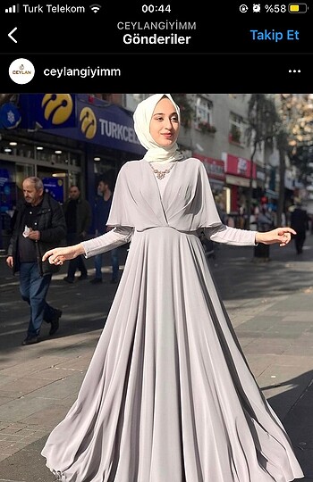 Çok şık bir abiye