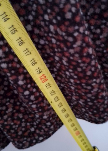 Kahverengi Uzun Rahat Kesim elbise kışlık - Görsel 8