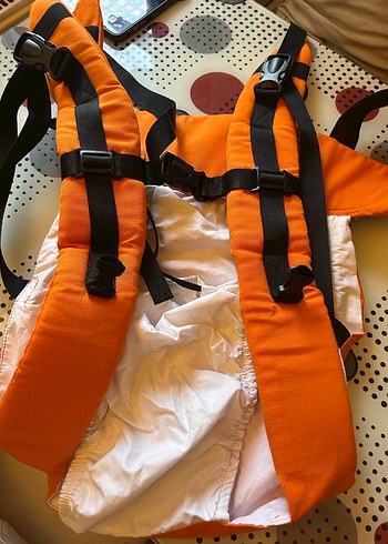 Turuncu Bebek Taşıyıcı Kanguru - Görsel 2