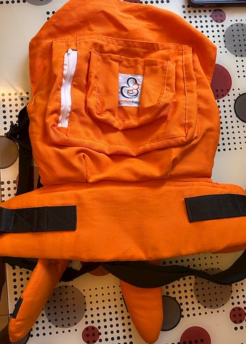 Turuncu Bebek Taşıyıcı Kanguru - Görsel 6