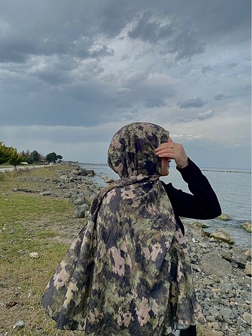 Bambu şal kamuflaj