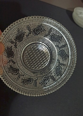 Çay Tabağı Lale Desenli 4 adet fiyatıdır - Görsel 4