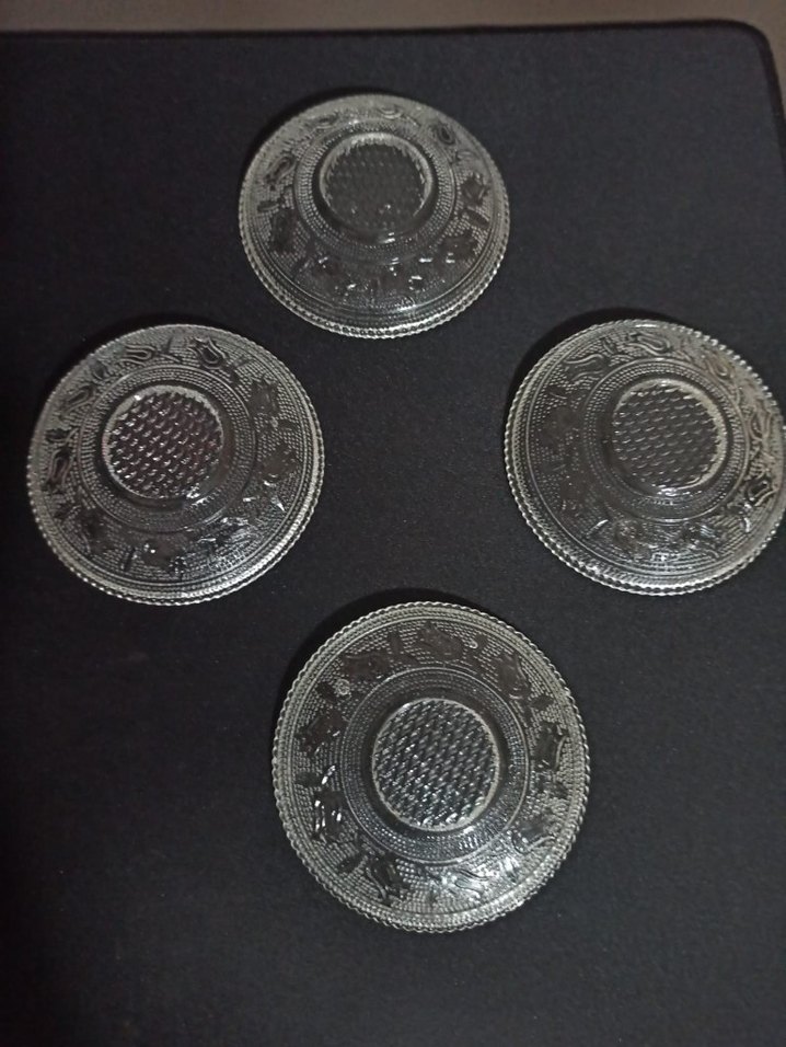 Çay Tabağı Lale Desenli 4 adet fiyatıdır - Görsel 2