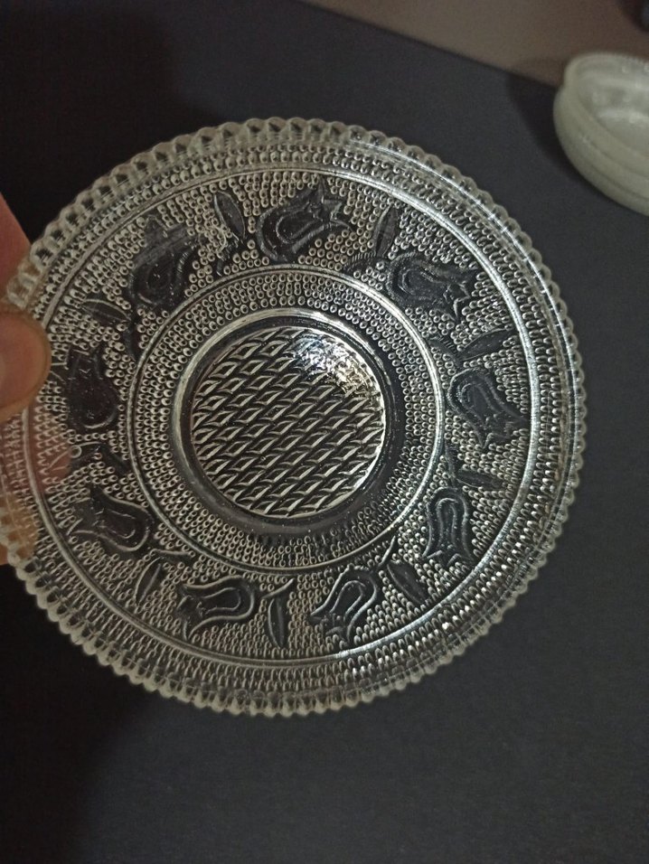 Çay Tabağı Lale Desenli 4 adet fiyatıdır - Görsel 4