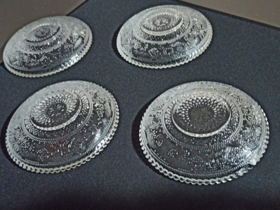 Çay tabağı 4 adet Vintage - Görsel 3