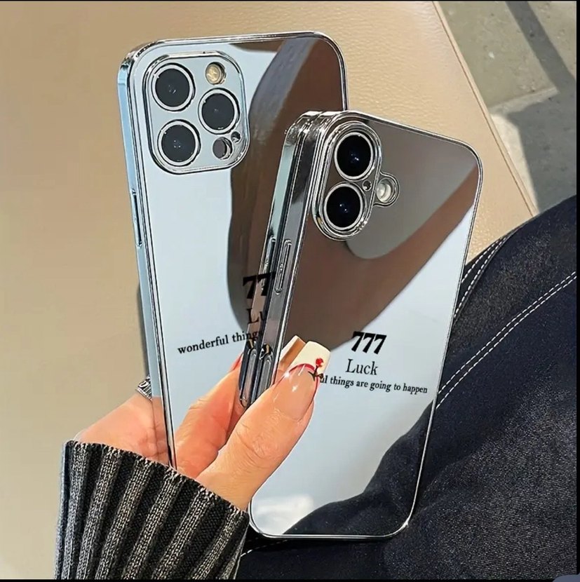 Parlak Aynalı Bohem Telefon Kılıfı - Görsel 3