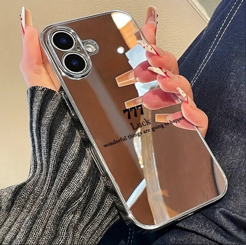 Parlak Aynalı Bohem Telefon Kılıfı - Görsel 2