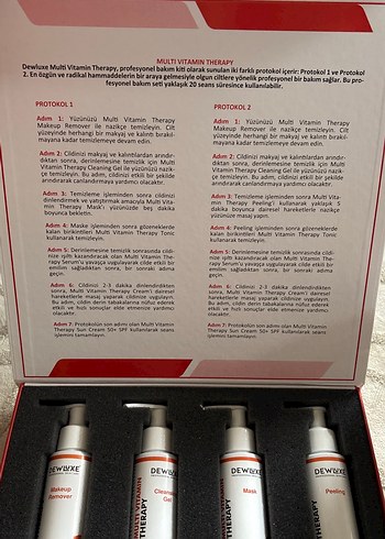 DEWLUXE Multi Vitamin Therapy Cilt Bakım Seti