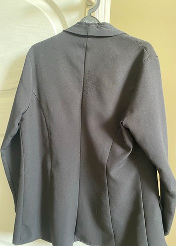 Zara Siyah Kadın Keten Blazer Ceket