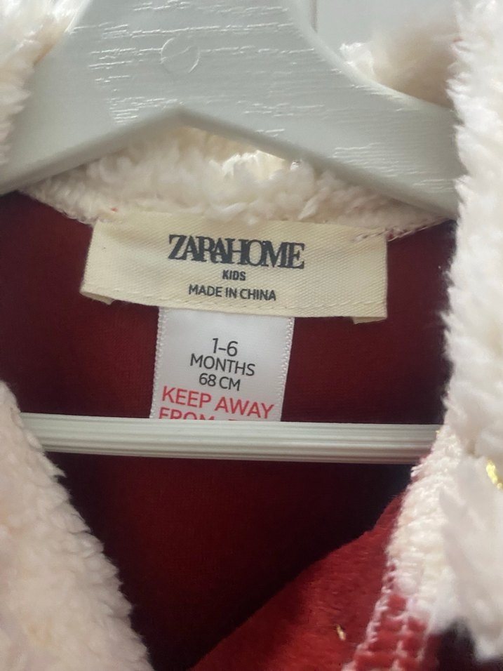 Bordo Bebek Polar Tulumu Düğmeli - Görsel 2