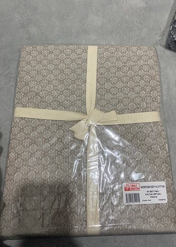 Bej Baskılı Modern Koltuk Örtüsü - Görsel 4