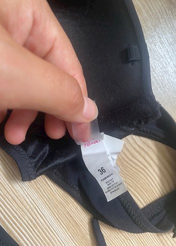 s Beden siyah Renk Siyah Strappy Kadın Bikini Takımı