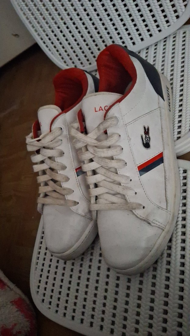 Beyaz Lacoste Erkek Spor Ayakkabı - Görsel 2