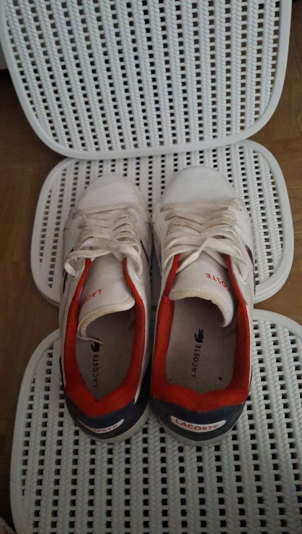 Beyaz Lacoste Erkek Spor Ayakkabı - Görsel 5