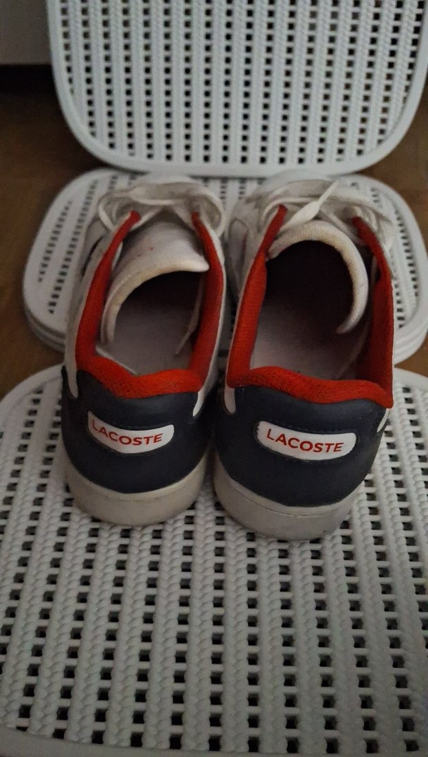 Beyaz Lacoste Erkek Spor Ayakkabı - Görsel 4