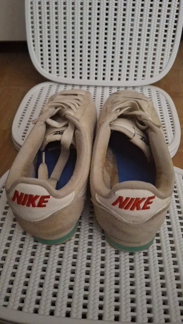 Beyaz Süet Kadın Spor Ayakkabı - Görsel 5