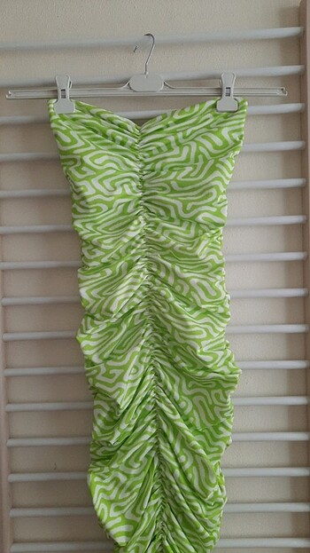 Drapeli elbise/Büzgülü elbise - Görsel 2