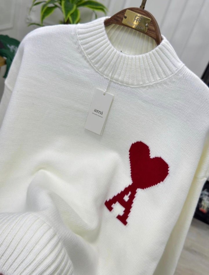 Nakışlı, Bisiklet Yaka, Uzun Kollu  Kazak - Görsel 4