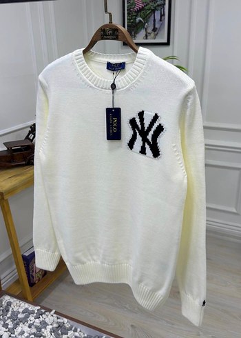 Nakışlı Siyah Erkek Triko Kazak - Görsel 2