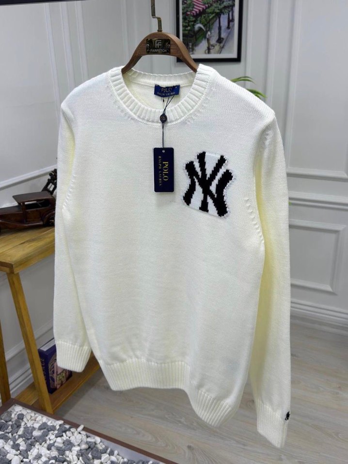 Nakışlı Siyah Erkek Triko Kazak - Görsel 2