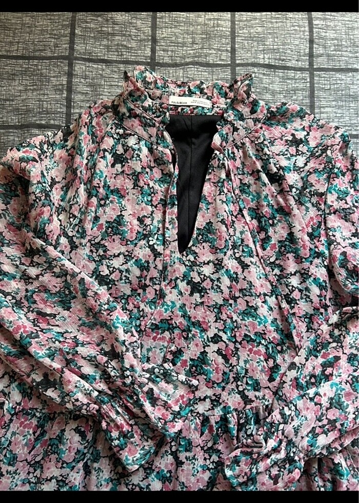 Uzun şifon elbise - Görsel 5