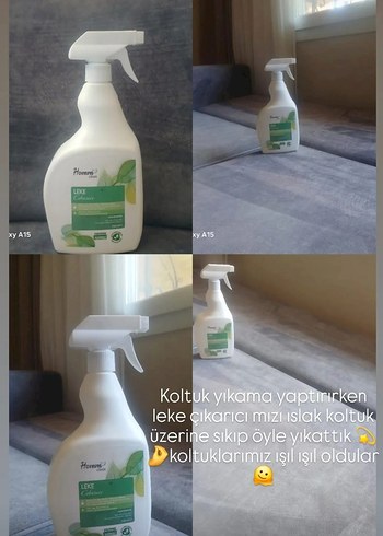 Leke Çıkarıcı Koltuk Temizleyici Sprey