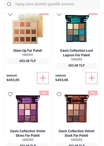 Glam Up Far Paleti - Camel Tonları