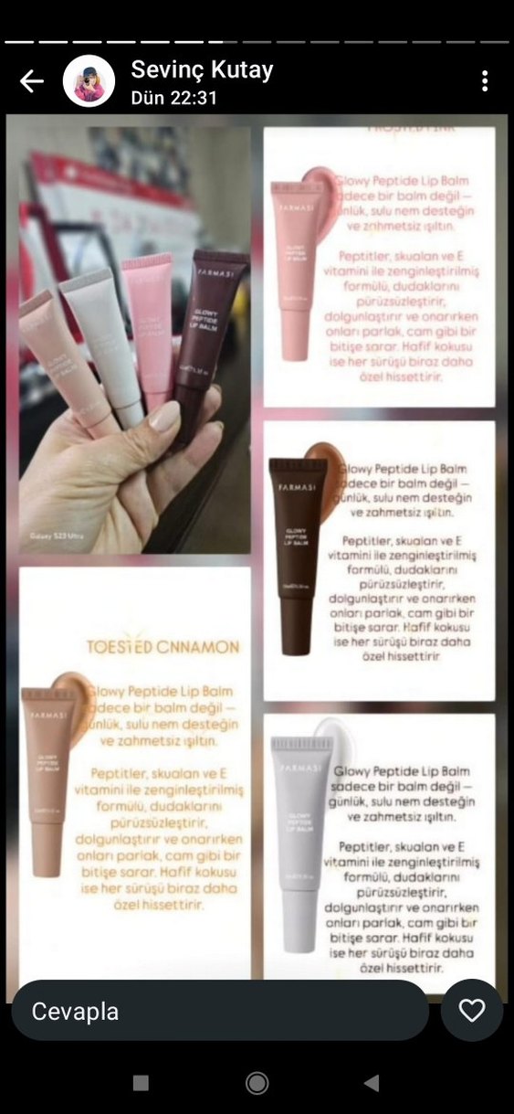 Farmasi Kavrulmuş Tarçın Dudak Parlatıcısı - Görsel 3