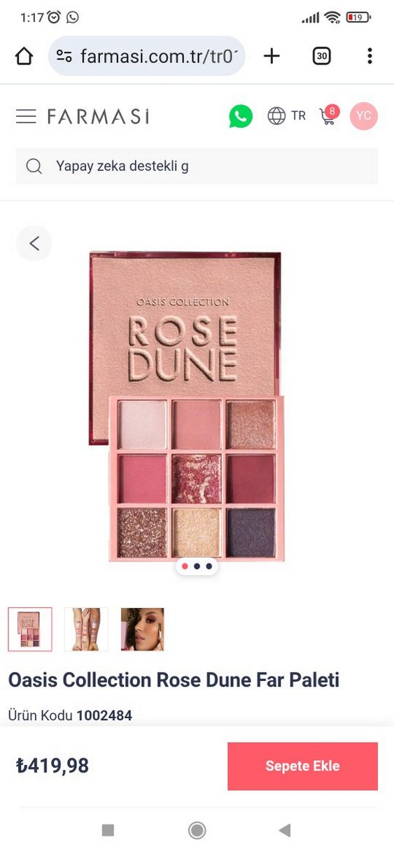 Rose Dune Göz Farı Paleti - Görsel 2