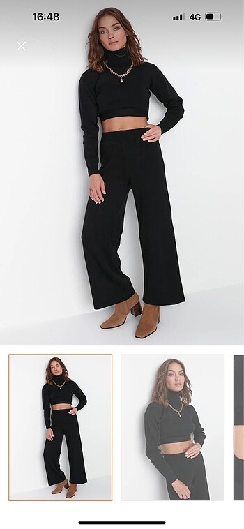 Trendyol & Milla trendyol crop kazak