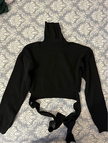 trendyol crop kazak