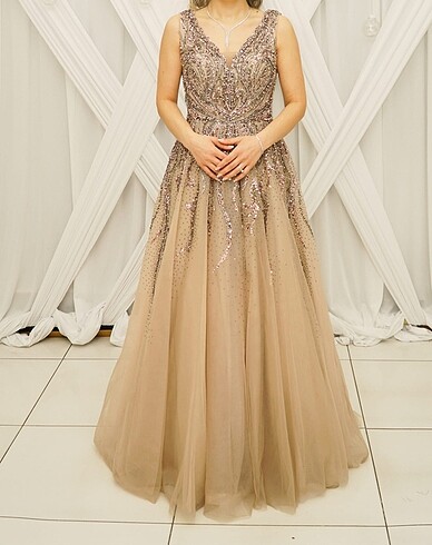 Diğer Dressing Room Taşlı Abiye