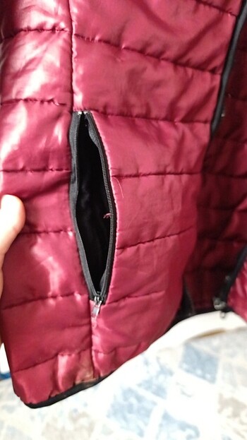 38 Beden bordo Renk Mevsimlik mont