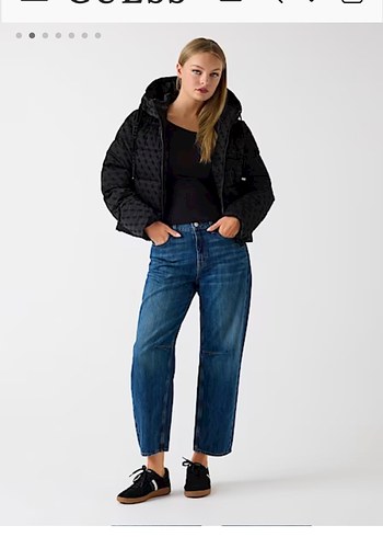 Guess Orjinal 36 beden siyah mont - Görsel 4