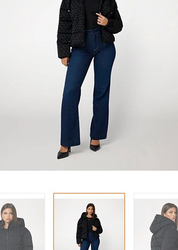 Guess Orjinal 36 beden siyah mont - Görsel 7