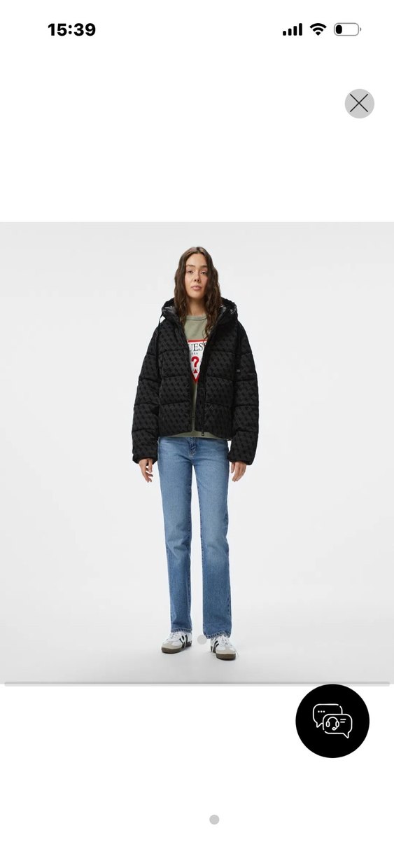 Guess Orjinal 36 beden siyah mont - Görsel 3